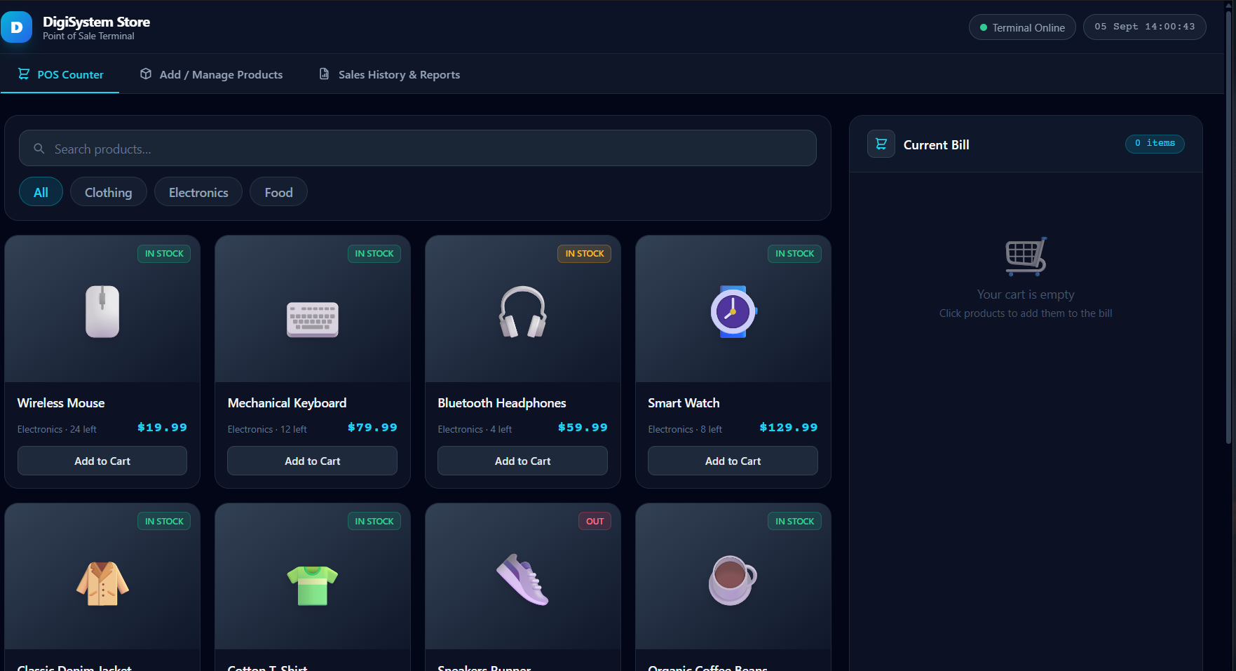 Cloud-Based POS Software Project